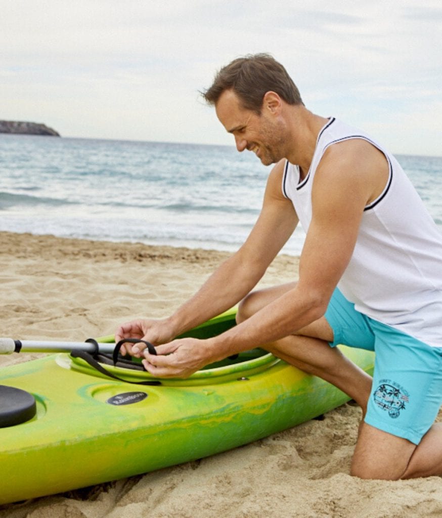 Kayak en mer