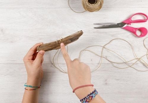 Carillon coquillage ; DIY